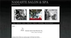 Desktop Screenshot of mysalonnamaste.com